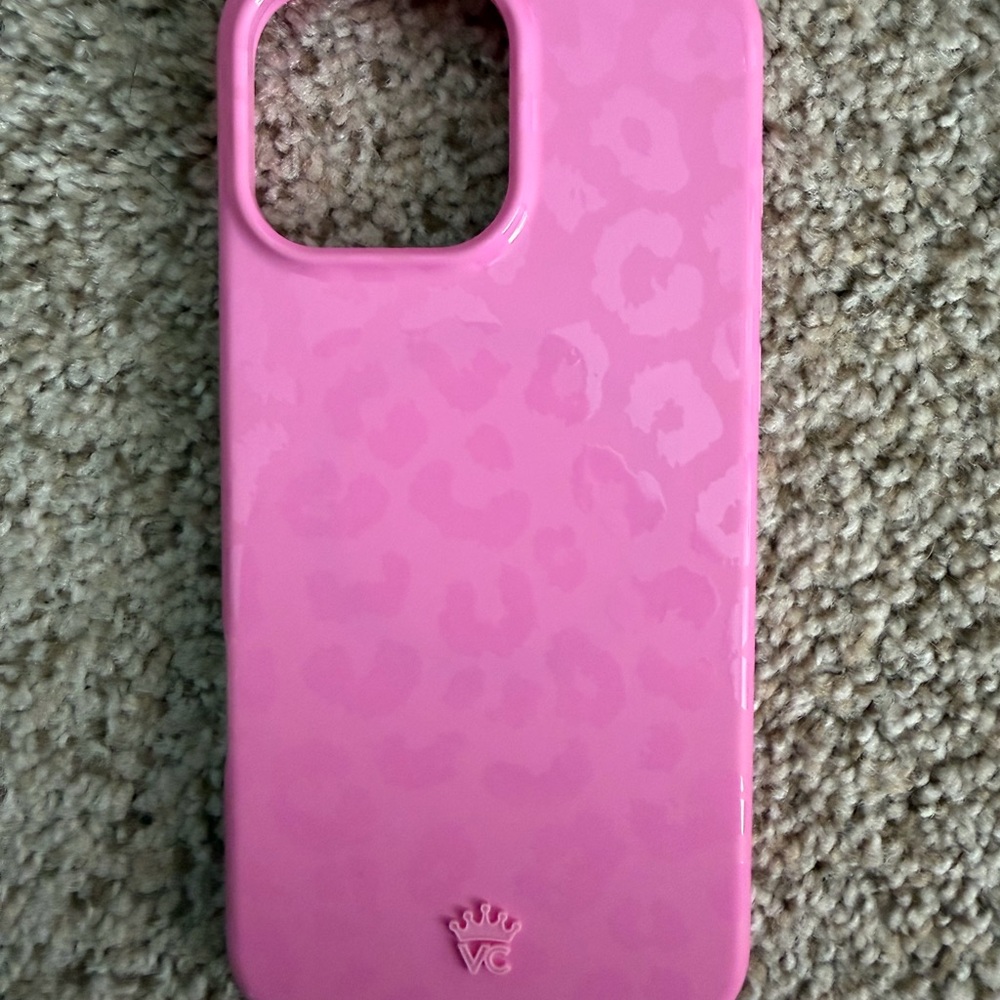 Pink Leopard Phone Case iPhone 15 pro max or 13 pro MagSafe new